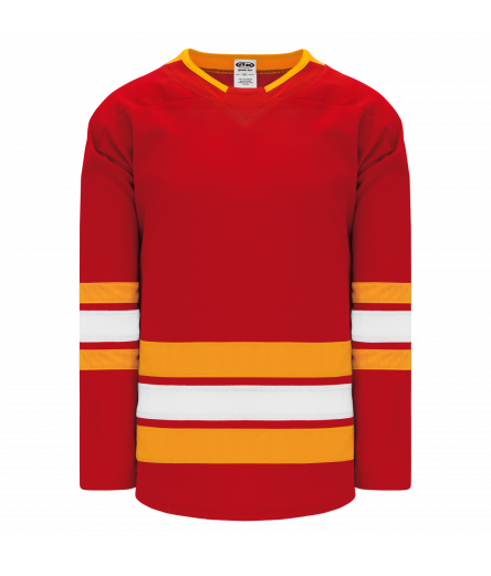 Pro Hockey Jersey Red Gold White CAL388B Goalie Heaven