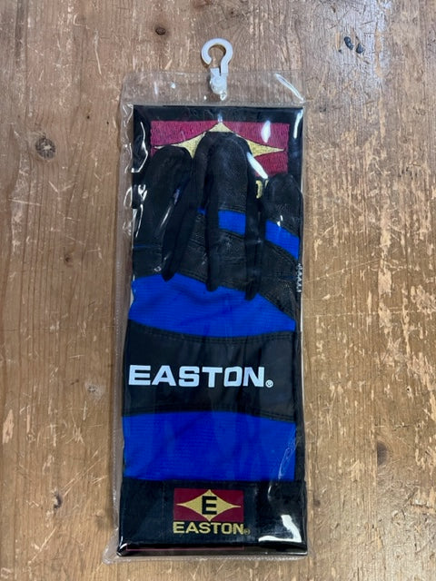 Easton Black Magic Batting Glove - Royal Blue & Black RH/XL