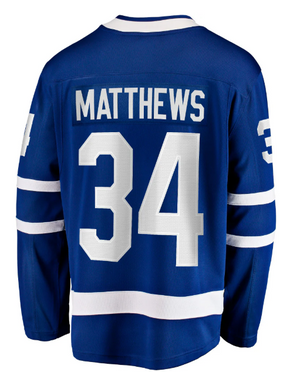 Toronto Maple Leafs Auston Matthews Adult Fanatics Hockey Jersey