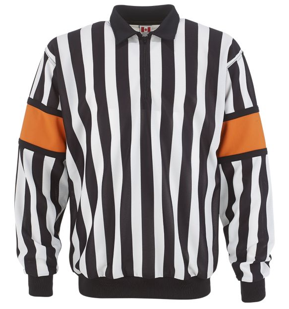 CCM Referee Jersey With Sewn On Armbands - Orange