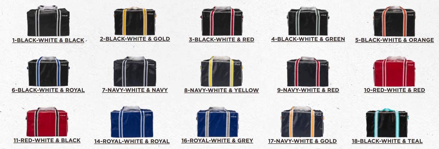 Navy and 2025 red bag